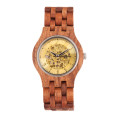 Reloj de pulsera de alta calidad Hlw083 OEM de madera y reloj de pulsera de bambú para hombres